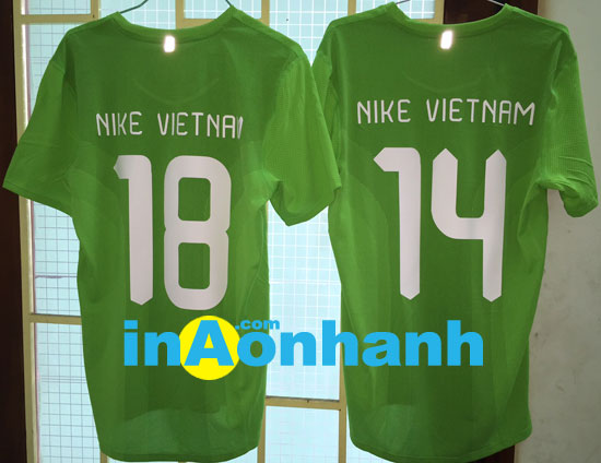 in áo bóng đá, in áo thun thể thao - khách hàng: Nike Vietnam