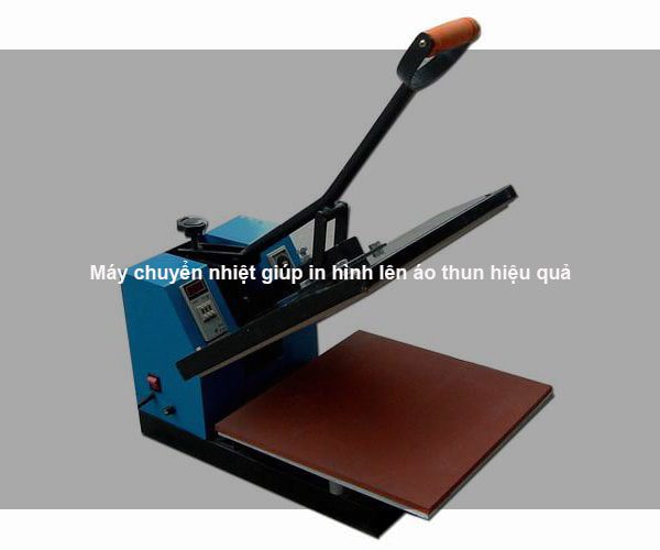 Máy chuyển nhiệt giúp in hình lên áo thun hiệu quả