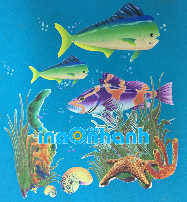 In lên áo thun bằng máy in trực tiếp