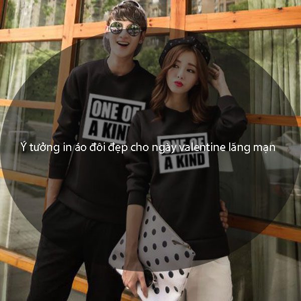 Ý tưởng in áo đôi đẹp cho ngày valentine lãng mạn Ý tưởng in áo đôi đẹp cho ngày valentine lãng mạn
