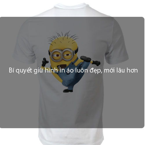 Bí quyết giữ hình in áo thun luôn đẹp, mới lâu hơn Bí quyết giữ hình in áo thun luôn đẹp, mới lâu hơn
